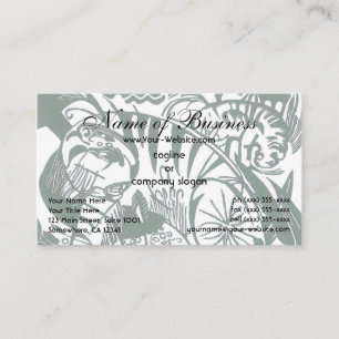 Carte De Visite Tigre de Franz Marc ; Expressionnisme Vintage Anim