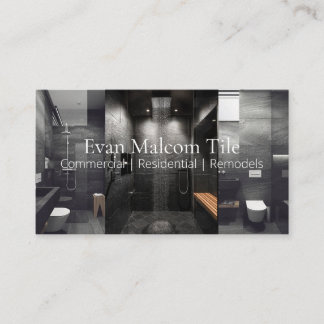 Carte De Visite Tile Business Card