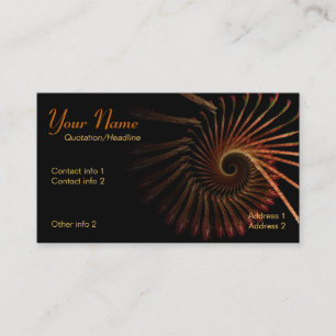 Carte de visite TimberSpiral FractaL