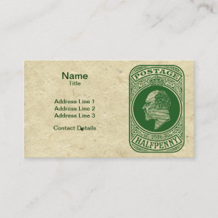 Carte De Visite Timbre de l'enveloppe prépayée King Edward VII
