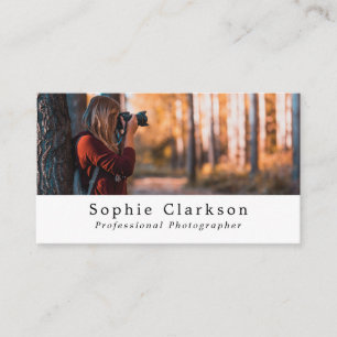 Carte De Visite Tir de forêt, Photographe, Photographie