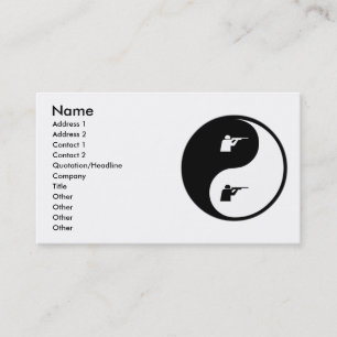 Carte De Visite Tir de Yin Yang
