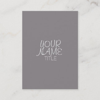Carte De Visite Titane Freehand simple