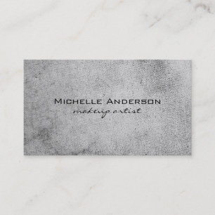 Carte De Visite Toile de texture minimaliste Gris Faux