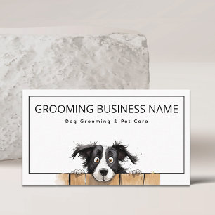 Carte De Visite Toilettage de chiens mignons & Soins aux animaux d