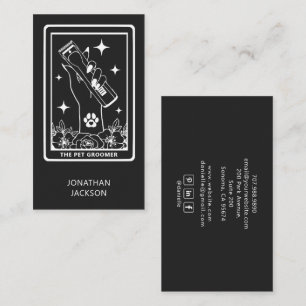 Carte De Visite Toiletteur pour animaux Tarot