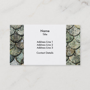 Carte De Visite Toit d'ardoise norvégien de motif d'échelle de