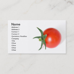 Carte De Visite tomate cerise