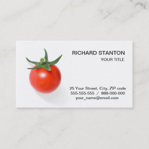Carte De Visite tomate cerise