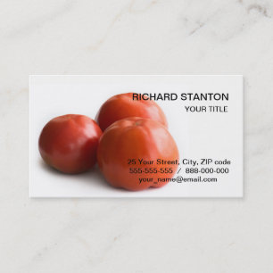 Carte De Visite Tomate mûre