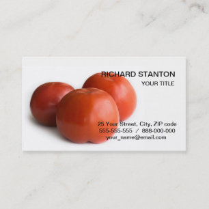 Carte De Visite Tomate mûre