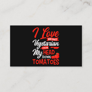Carte De Visite Tomates Légumes Légumes Gardeners J'Aime Être V