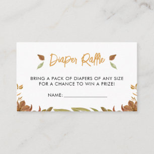 Carte De Visite Tomber dans l'amour Baby shower Déchets Raffle