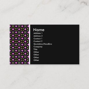 Carte De Visite Ton texture - Terrazzo 011- Noir