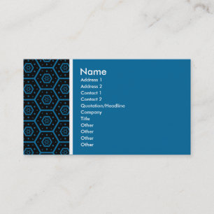 Carte De Visite Tonalité de texture (peigne de miel)