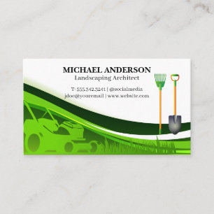 Carte De Visite tondeuse   Outils de paysage
