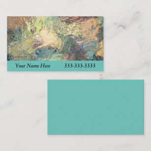 Carte De Visite Tons naturels paisibles de la Terre Tapisserie de 