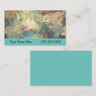 Carte De Visite Tons naturels paisibles de la Terre Tapisserie de