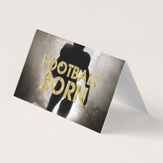 Carte De Visite TOP Football Born (Dos)