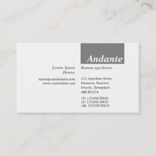 Carte De Visite TopTag v3 - 50 % gris