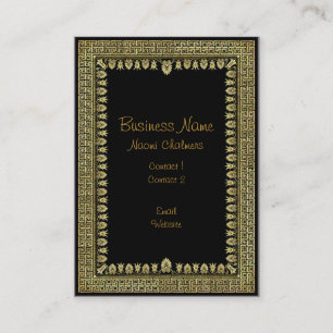 Carte de visite total d'élégance