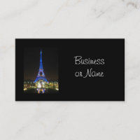 Tour Eiffel pittoresque de nuit