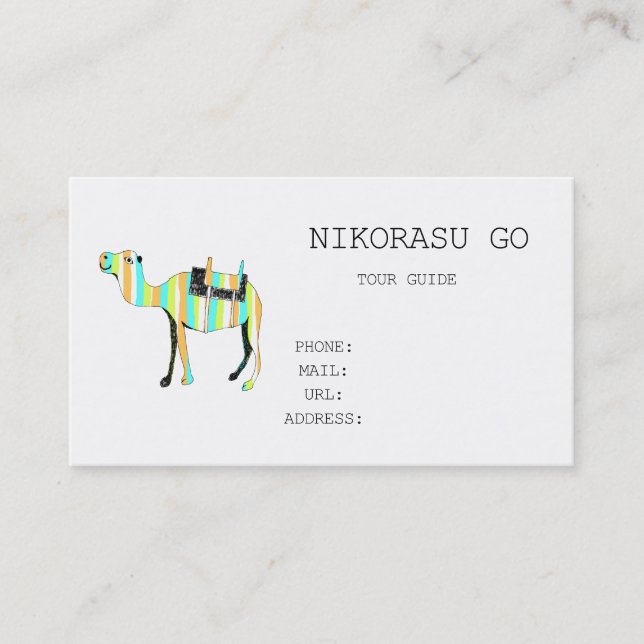 CARTE DE VISITE TOUR GUIDE (Devant)