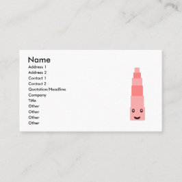 Carte De Visite Tour rose