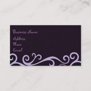 Carte de visite Tourbillon Violet