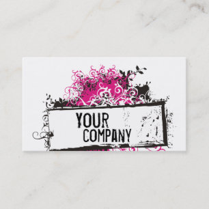 Carte de visite tourbillonnant
