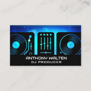 Carte De Visite Tourne-disques   Musique   Producteur