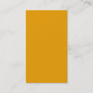Carte De Visite Tournesol Orange couleur solide