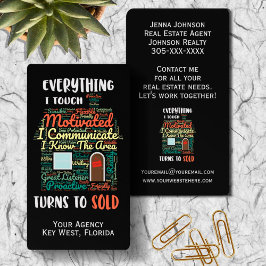 Carte De Visite Tout Ce Que Je Touche Se Transforme En Vente Immob