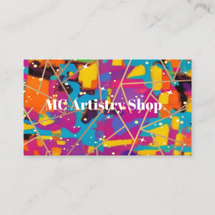 Carte De Visite Tout est connecté Abstrait