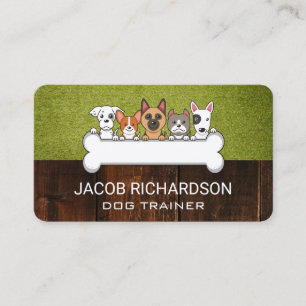 Carte De Visite Toutous et os de chien   Soins aux animaux