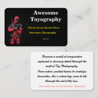 Carte De Visite Toyographie cool stupéfiante