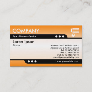 Carte De Visite Train à balles - Horizon Glow 02