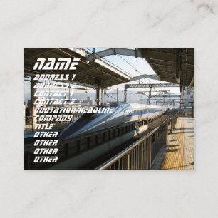 Carte De Visite Train de balle de 新幹線 de Shinkansen de 500 s