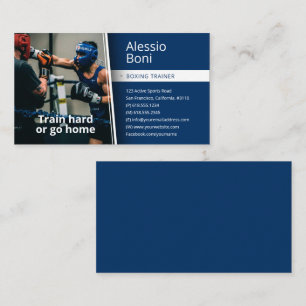 Carte De Visite Train dur Formateur de boxe