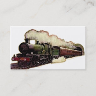 Carte De Visite Train Vintage
