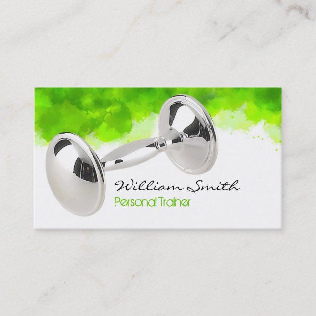 Carte De Visite Trainer personnel (Devant)