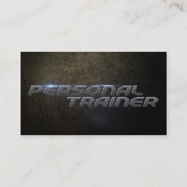Carte De Visite Trainer personnel Business card (Devant)