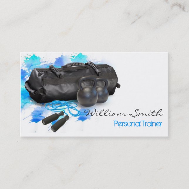 Carte De Visite Trainer personnel Business card (Devant)