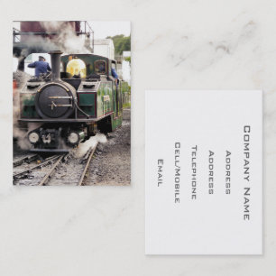 CARTE DE VISITE TRAINS À VAPEUR