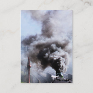 CARTE DE VISITE TRAINS À VAPEUR