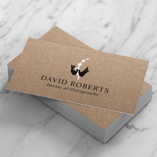 Carte De Visite Traitement des mains et de la colonne vertébrale C