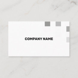 Carte De Visite Transparence contemporaine en blanc fin