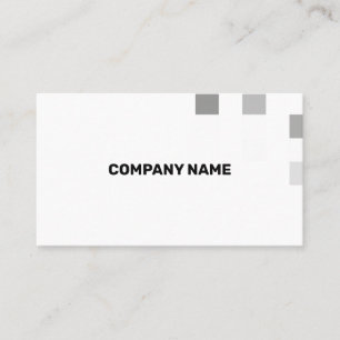 Carte De Visite Transparence contemporaine en blanc fin
