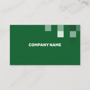 Carte De Visite Transparence verte fine contemporaine