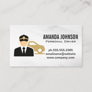 Carte De Visite Transport des conducteurs   Chauffeur